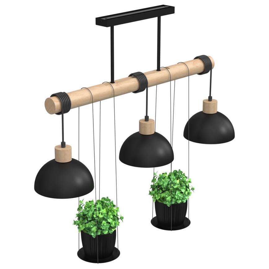 Lustre sur barre FLORA 3xE27/60W/230V