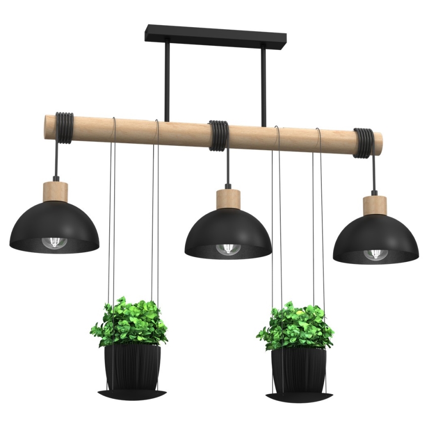 Lustre sur barre FLORA 3xE27/60W/230V