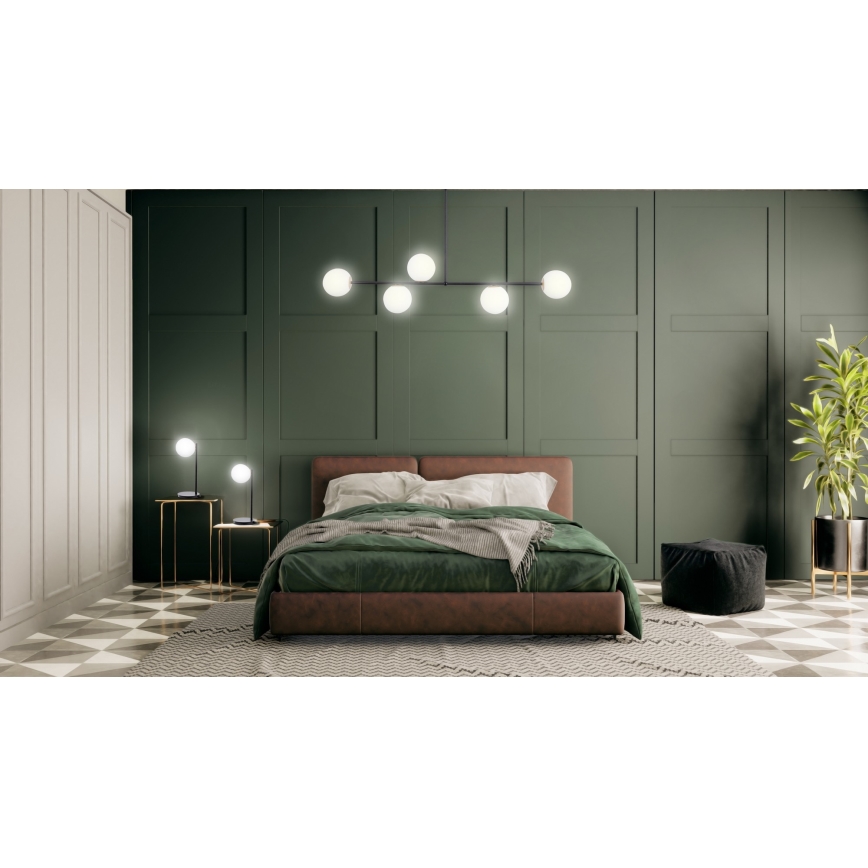 Lustre sur barre GAMA 5xG9/12W/230V noir