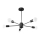 Lustre sur barre LANGO 5xE27/60W/230V noir