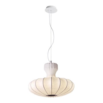 Lustre sur câble BOLA LED/11W/230V + 1xE27/5W CRI 90, blanc