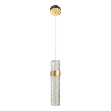 Lustre sur câble LAGOS LED/8W/230V doré
