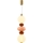 Lustre sur câble LED FLORES LED/15W/230V doré/orange/marron