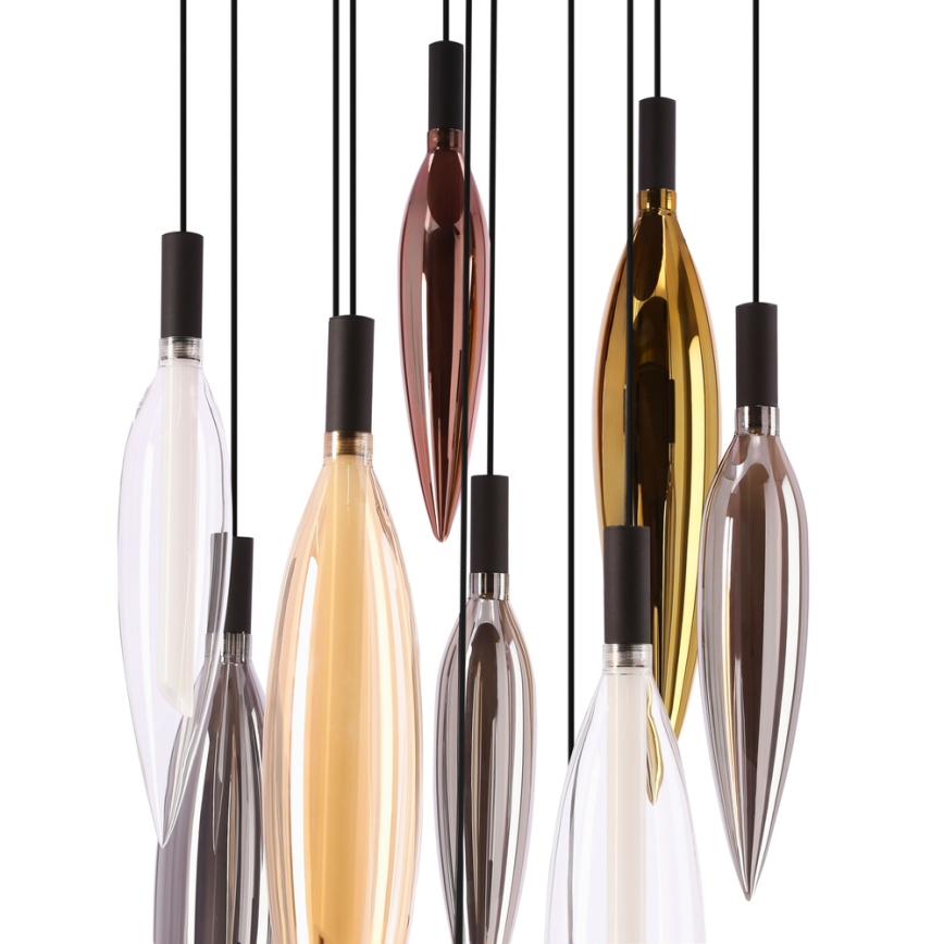 Lustre sur câble NORDIC 11xG9/5W/230V noir