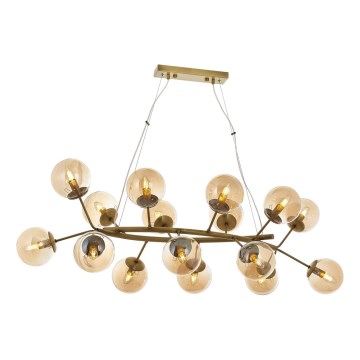 Lustre sur câble VARANA 16xE14/40W/230V bronze