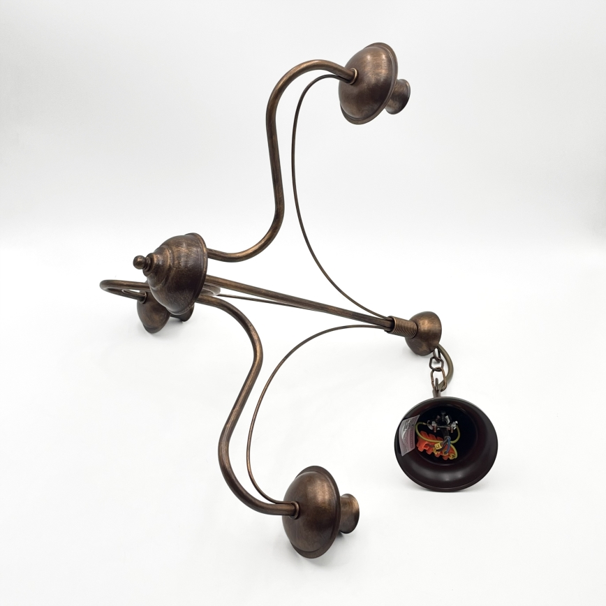 Lustre sur chaîne ANTON 3xE14/15W/230V bronze