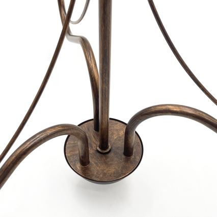 Lustre sur chaîne ANTON 3xE14/15W/230V bronze