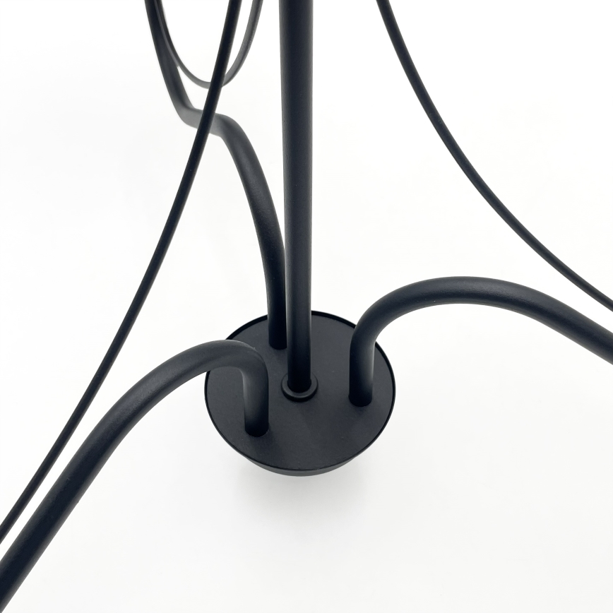 Lustre sur chaîne ANTON 3xE14/15W/230V, noir