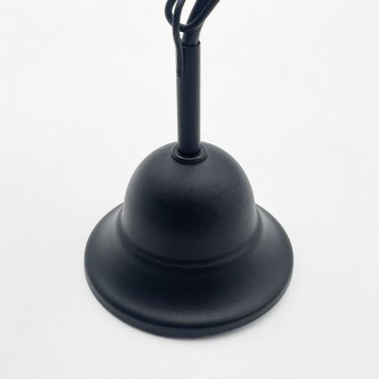 Lustre sur chaîne ANTON 3xE14/15W/230V, noir