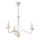 Lustre sur chaîne ANTON 3xE14/60W/230V, finition blanc patiné
