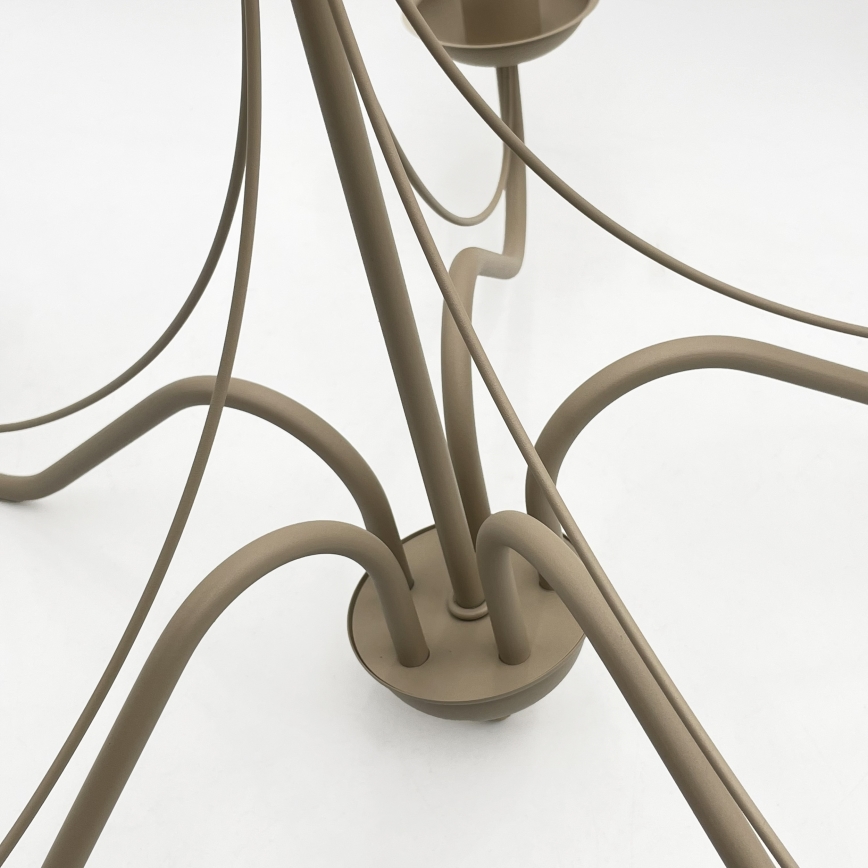 Lustre sur chaîne ANTON 5xE14/60W/230V beige