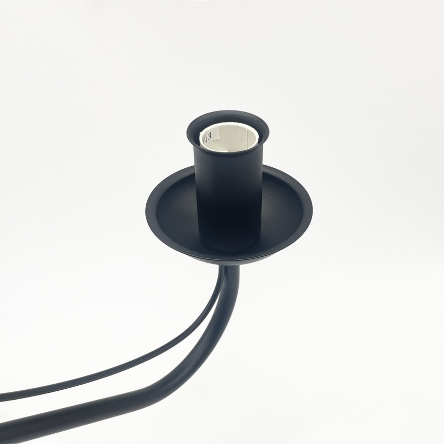 Lustre sur chaîne ANTON 6xE14/60W/230V noir