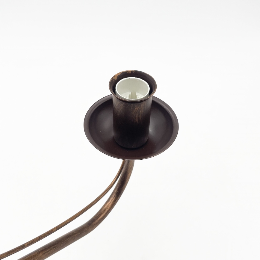 Lustre sur chaîne ANTON 8xE14/60W/230V bronze