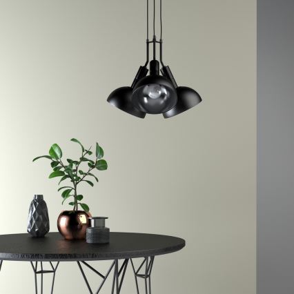 Lustre sur chaine BUFFI 3xE27/60W/230V