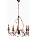 Lustre sur chaîne CLASSIC 5xE14/40W/230V bronze