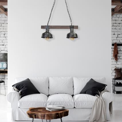 Lustre sur chaine FARO 2xE27/60W/230V