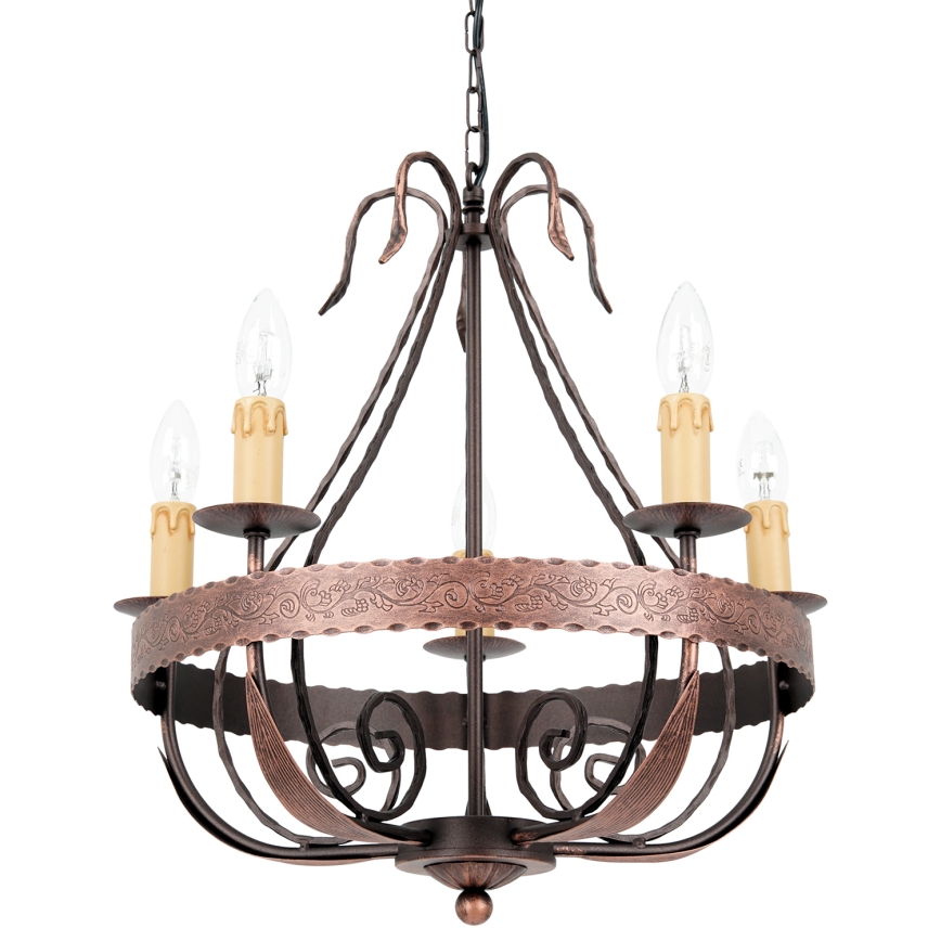 Lustre sur chaîne LOARA 5xE14/60W/230V