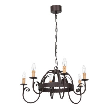Lustre sur chaîne REN 6xE14/15W/230V