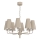 Lustre sur chaîne TORTOLA 8xE14/15W/230V beige