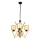 Lustre sur chaîne VARANA 3xE27/40W/230V noir/doré