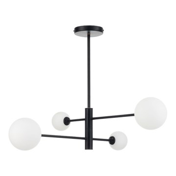 Lustre sur tige DORADO 4xG9/40W/230V noir