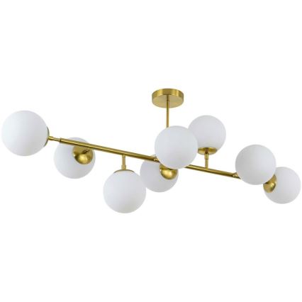 Lustre sur tige DORADO 8xE14/40W/230V doré