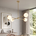 Lustre sur tige SARIUS 4xG9/6W/230V doré