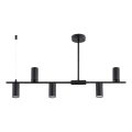 Lustre sur tige URANOS 5xGU10/10W/230V noir