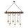 Lustre suspendu sur câble KUTUK 6xE27/40W/230V en pin