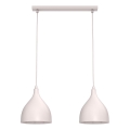 Lustre suspendu sur câble NOAK CLASSIC 2xE27/15W/230V crème