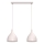 Lustre suspendu sur câble NOAK CLASSIC 2xE27/15W/230V crème