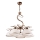 Lustre suspendu sur chaîne COBRA 5xE27/60W/230V bronze patiné