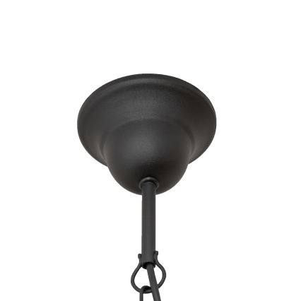 Lustre suspendu sur chaîne MALBO 8xE14/10W/230V noir