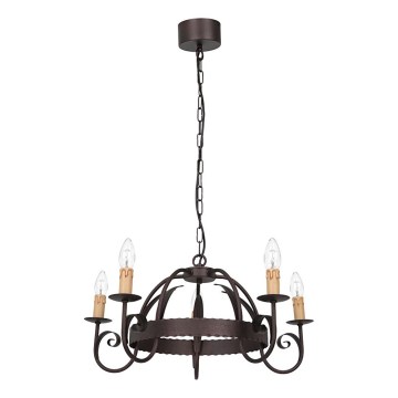 Lustre suspendu sur chaîne REN 5xE14/15W/230V