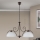 Lustre suspendu sur chaîne RULA 2xE27/40W/230V blanc/bronze
