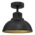 Lustre SVEN 1xE27/15W/230V noir/doré