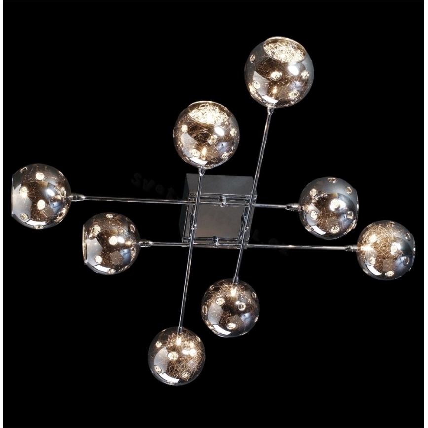 LUXERA 46036 - Plafonnier CRONOS 8xG9/60W/230V