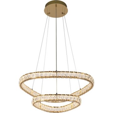 LUXERA 46152 - Suspension LED sur câble MIST LED/65W/230V 4000K dorée