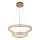 LUXERA 46152 - Suspension LED sur câble MIST LED/65W/230V 4000K dorée