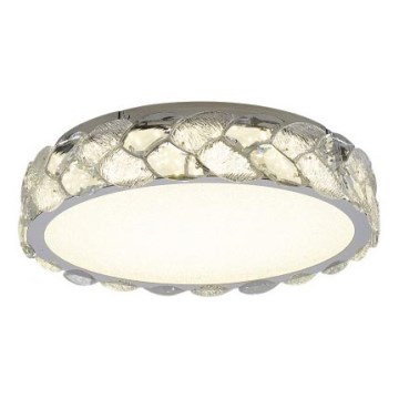 LUXERA 46153 - Plafonnier LED LARUNA LED/32W/230V 4000K Ø 40 cm chrome mat