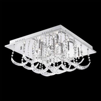 Luxera 64314 - Plafonnier BACARAT 12xG4/20W/230V