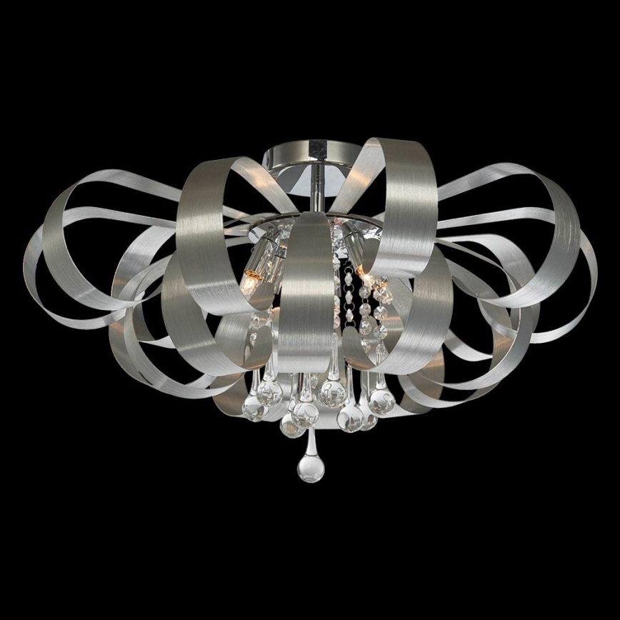 Luxera 64410 - Lustre fil en cristal RIBBON CRYSTAL 6xG9/33W/230V