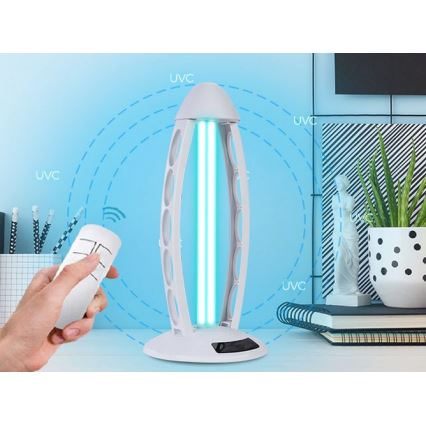 Pack De 2 Lampes Germicides UV 38W BEL AIR HOME | Stérilise Maison & Bureau | Télécommande, Tue 99.9% Bactéries & Virus