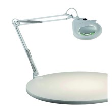 Markslöjd 100852 - Lampe de table avec loupe FAGERNES 1xT5/22W/230V