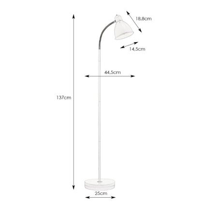 Markslöjd 104842 - Lampadaire NITTA 1xE27/60W/230V