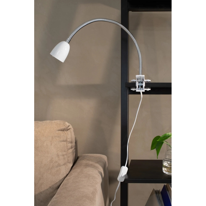 Markslöjd 106091 - Lampe de table à pince LED TULIP LED/3W/230V blanc