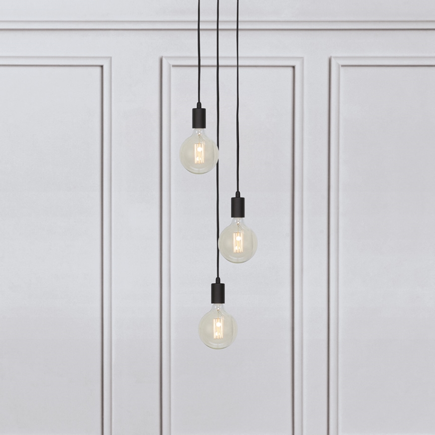 Markslöjd 106334 - Suspension fil SKY 3xE27/60W/230V