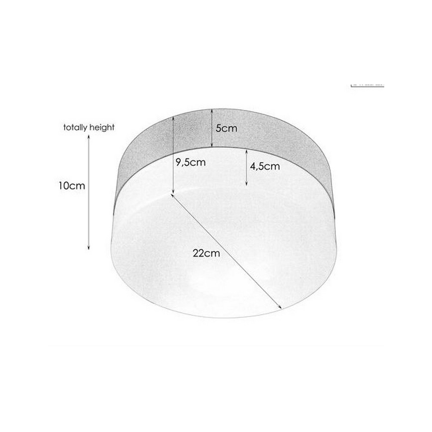 Markslöjd 106574 - Plafonnier DEMAN LED/7W/230V IP44