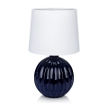 Markslöjd 106886 - Lampe de table MELANIE 1xE14/40W/230V blanc/bleu