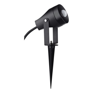 Markslöjd 106940 - Détecteur de mouvement PIR et capteur crépusculaire pour extérieur GARDEN24 IP44, noir